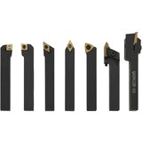 vidaXL 12-dijelni set izmjenjivih alata za tokarenje 8 x 8 mm 60 mm | shoptok.hr