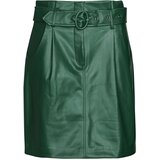 Vila Krila VICHOOSY HW COATED SKIRT Zelena | Shoptok.si