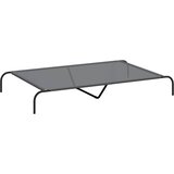  Povišeni krevet za pse sivi 150x90x20 cm tekstil i čelik | shoptok.hr