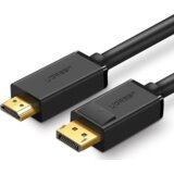 Ugreen 10202 prilagodnik za video kabel 2 m DisplayPort HDMI Crno Cene