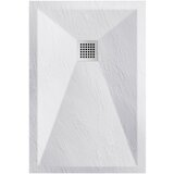 Astral stone tuš kada 120x80 - liveni mermer bela Cene