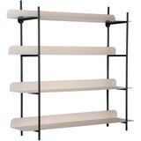 PT LIVING Crna/siva metalna polica s više razina 60 cm Reina Cuatro – Cijene