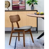 Kave Home Tamno sive/smeđe blagovaonske stolice u setu 2 kom u dekoru oraha Selia – | shoptok.hr