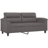vidaXL Dvosed siv 140 cm umetno usnje, (20929076) | Shoptok.si