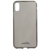 Kisswill silikonski ovitek za iPhone X, iPhone Xs - prozorno črn Cene