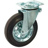  Zakretni kotač za transportna kolica (Promjer kotačića: 200 mm, Nosivost: 200 kg, Valjkasti ležaj, S pločom)