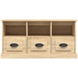 TV ormarić boja hrasta sonome 100x35x50 cm konstruirano drvo | shoptok.hr
