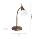 PAUL NEUHAUS 4001-11 - LED prigušiva stona lampa PINO 1xG9/3W/230V bakar | Eponuda.com