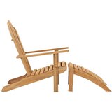  Vrtna stolica Adirondack s osloncem za noge od drva tikovine | Shoptok.si