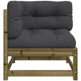  Kutna vrtna sofa s jastucima od impregnirane borovine | Eponuda.com