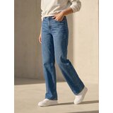 Sinsay Wide straight leg traper hlače s efektom ispranosti | shoptok.hr