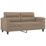 3-dijelni set sofa s jastucima boja cappuccina od umjetne kože | shoptok.hr