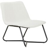 MID.YOU FOTELJ, krem barve, črna les, kovina, tekstil | Shoptok.si