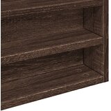  Vitrina boja smeđeg hrasta 100x8,5x58 cm od konstruiranog drva | shoptok.hr