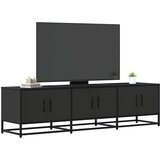 vidaXL TV omarica črna 150x35x41 cm inženirski les in kovina Cene