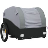Prikolica za bicikl crno-siva 45 kg željezna | shoptok.hr