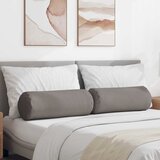  Valjkasti jastučići 2 pcs Sivo-smeđa Ø 25 x 70 cm tkanina | shoptok.hr