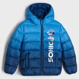 Sinsay Pamučna puffer jakna s kapuljačom i reflektirajućim detaljima Sonic the Hedgehog | shoptok.hr