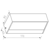  SVJETILJKA ZIDNA LED PW1701 3CCT SREBRNA TESLIGHT | shoptok.hr