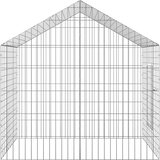  Kavez za zečeve Srebrno 100 x 78 x 78 cm Cinkani čelik | shoptok.hr