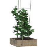  Kolci za vrtne biljke s 4 prstena 5 kom zeleni 90 cm čelični | shoptok.hr