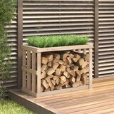 vidaXL Vanjski držač za cjepanice 108 x 52 x 74 od masivne borovine | shoptok.hr