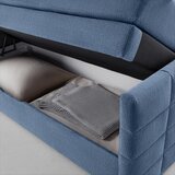 Mömax Postelja Boxspring Damon, Modra, 180x200 | Shoptok.si
