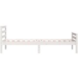 Za krevet od masivnog drva bijeli 100 x 200 cm | shoptok.hr