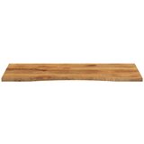 Ploča za radni stol zaobljena 140x50x2,5 cm od drva manga | shoptok.hr