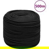 vidaXL Vrv za čoln popolnoma črna 10 mm 500 m polipropilen, (21039971) Cene