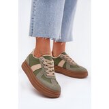 Boto Women's Platform Sneakers Green Dovina | shoptok.hr