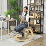  Ergonomska ljuljajuća klečeća stolica za kućni ured za poboljšanje držanja svijetlo siva | shoptok.hr