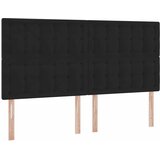  s madracem i skladištem Crna 180 x 200 cm Baršun | shoptok.hr