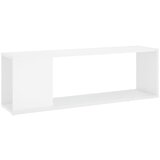 Maison Chic TV omarica - TV stojalo - Televizijska omarica visok sijaj bela 100x24x32 cm iverna plošča, (21699139) Cene