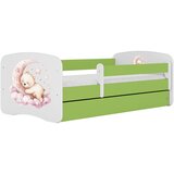 MID.YOU Dječji krevet Dreamy medvjedić na mjesecu 160x80 sa madracem s ladicom Zelena | shoptok.hr