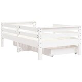  Okvir za dječji krevet s ladicama bijeli 70x140 cm od borovine | shoptok.hr