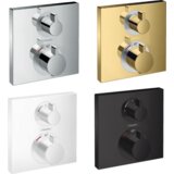 Hansgrohe termostatska pokrivna plošča Ecostat Square (15714990) - zlata | Shoptok.si