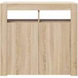  Komoda s LED svjetlima boja hrasta sonome 80 x 35 x 75 cm | Eponuda.ba
