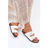 Boto Women's Cork Platform Sandals With Buckle White Evisolla | Shoptok.si