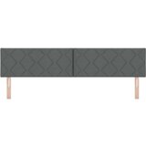 vidaXL Naslon za glavo Diamantni Bloki Oblika Temno Siva 200 cm Tkanina | Shoptok.si