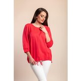 Fenzy Plus Size Bluza S Uzorkom Rupica, Koraljna | shoptok.hr