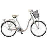 Visitor Bicikl fashion butterfly 26" alu 17" v-brake kontra quanda 155-178cm (s/m) sivi perla | Eponuda.com