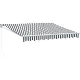 Maison Chic Zložljiva tenda - Senčniki antracit in bela 3x2,5 m blago in aluminij, (22038418) Cene