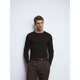 Reserved Običan kožni remen - crno | shoptok.hr