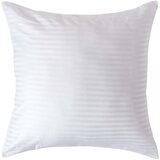 HOMESCAPES Bela prevleka za vzglavnik iz egiptovskega bombaža, 330 niti, 60x60 cm, (20751188) | Shoptok.si