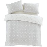Catherine Lansfield Bela/siva enojna flanelna posteljnina 135x200 cm Polka Dot – | Shoptok.si