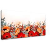  Slike na platnu crveno CVEĆE_154-13 (moderne slike na platnu) | ePonuda.com