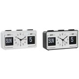 Budilica DKD Home Decor 17 x 5 x 9 cm Crna Bijela PVC (2 kom.) | shoptok.hr