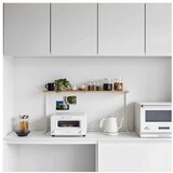 YAMAZAKI Bijela/u prirodnoj boji drvena dodatna kuhinjska polica 28,5x8,5 cm Tower – | shoptok.hr