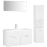  Set kupaonskog namještaja od iverice bijeli | shoptok.hr